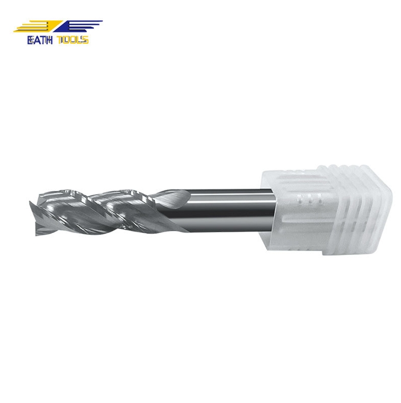 Solid carbide endmill for aluminum D6*15*3F*50L 3-flute