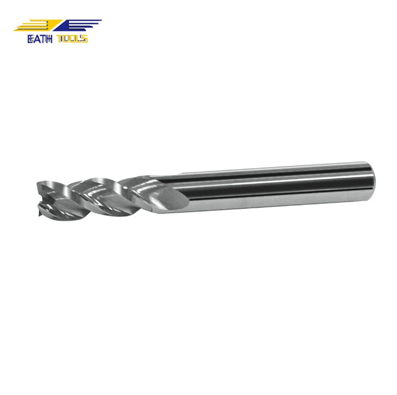 Solid carbide endmill for aluminum D6*15*3F*50L 3-flute