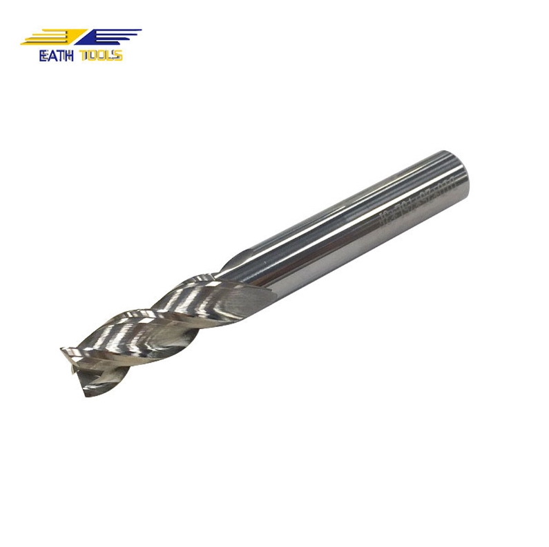Solid carbide endmill for aluminum D6*15*3F*50L 3-flute