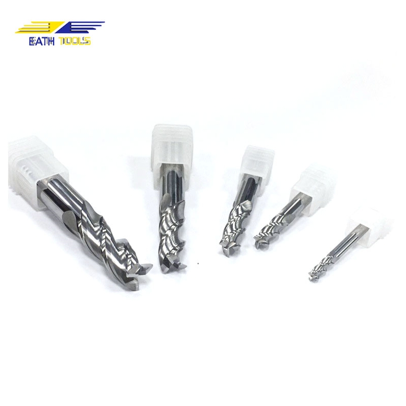 Solid carbide endmill for aluminum D6*15*3F*50L 3-flute