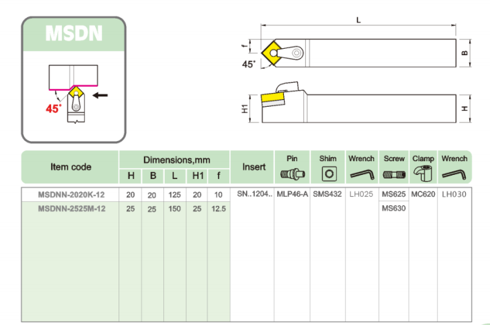 MSDN Pressure plate type outer diameter turning tool holder. MSDN Pressure plate type outer diameter turning tool holder.