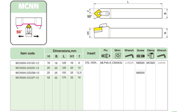 MCNN CNC outer diameter turning tool holder MCNN CNC outer diameter turning tool holder
