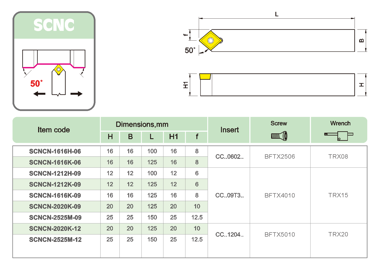 SCNCN Precision CNC machining external turning tool screw-type tool holder SCNCN Precision CNC machining external turning tool screw-type tool holder