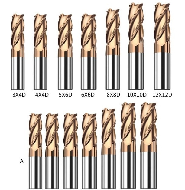 4*4D* 4F Solid Carbide End Mill 4*4D* 4F Solid Carbide End Mill